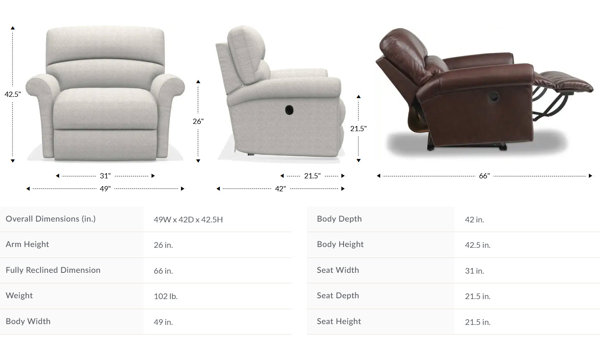 La-Z-Boy Robin Power Reclining Chair and A Half with Power